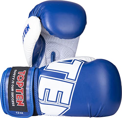 Boxhandschuhe „NK 3“ - 12 oz, blau von TOP TEN