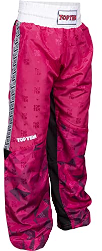 TOP TEN Kickboxhose „Prism“ - pink Gr. M = 170 cm von TOP TEN