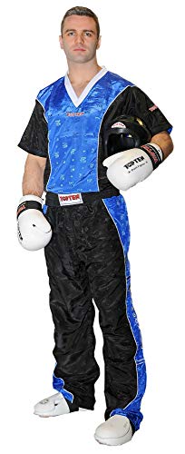 TOP TEN Kickboxhose - Gr. L = 180 cm, blau-schwarz TOP TEN Kickboxhose - Gr. L = 180 cm, blau-schwarz von TOP TEN