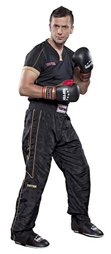 TOP TEN Kickboxhose - Gr. S = 160 cm, schwarz-Gold TOP TEN Kickboxhose - Gr. S = 160 cm, schwarz-Gold von TOP TEN