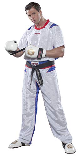 TOP TEN Kickboxuniform „TTM“ - Gr. S = 160 cm, Weiss-blau TOP TEN Kickboxuniform „TTM“ - Gr. S = 160 cm, Weiss-blau von TOP TEN