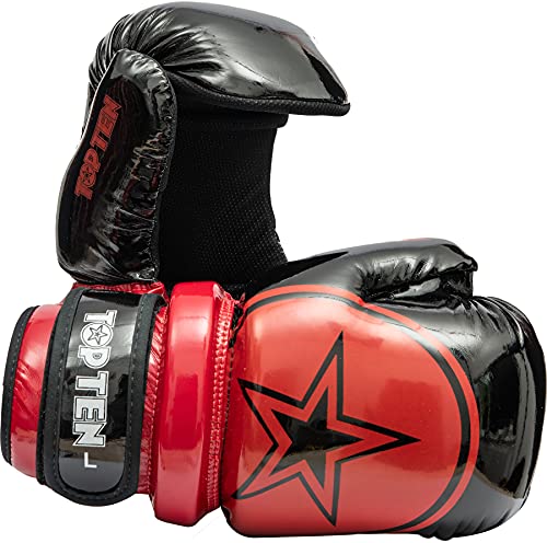 TOP TEN Pointfighter „Glossy Block Star“ - schwarz-rot, Gr. M TOP TEN Pointfighter „Glossy Block Star“ - schwarz-rot, Gr. M von TOP TEN