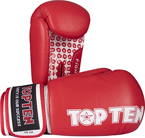 TopTen Unisex – Erwachsene 20661-4010 Boxhandschuhe, Rot, 10 oz EU TopTen Unisex – Erwachsene 20661-4010 Boxhandschuhe, Rot, 10 oz EU von TOP TEN
