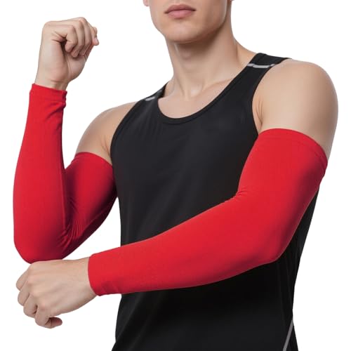 TopTie 1 Paar Arm Sleeves Kühlung UV Sonnenschutz Armstulpen Sport Tattoo Cover für Herren und Damen TopTie 1 Paar Arm Sleeves Kühlung UV Sonnenschutz Armstulpen Sport Tattoo Cover für Herren und Damen von TopTie
