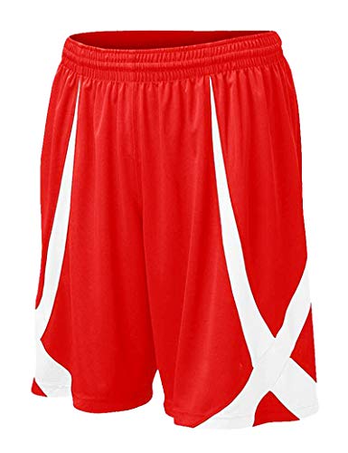 TopTie Sport Shorts Herren Basketball Trainingsshorts Kurze Sporthose ohne Taschen für Fitness Outdoor von TopTie