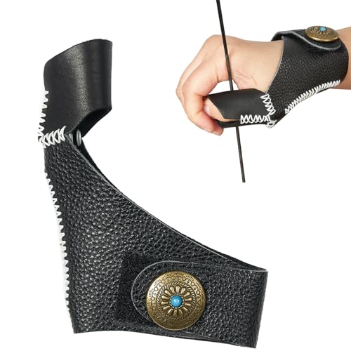 Toparchery Echte Rindsleder Finger Tabs Daumen Ring Protector Recurve Bogen Traditionelle Bogen Hand Verstellbare Passform Männer Frauen Jugend Toparchery Echte Rindsleder Finger Tabs Daumen Ring Protector Recurve Bogen Traditionelle Bogen Hand Verstellbare Passform Männer Frauen Jugend von Toparchery