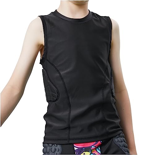 Baseball Schutzausrüstung Rush Guard Aufprall Unterwäsche Sport Training Shirt Fußball Trikot Weste Basketball Tank Tops YL von Topeter