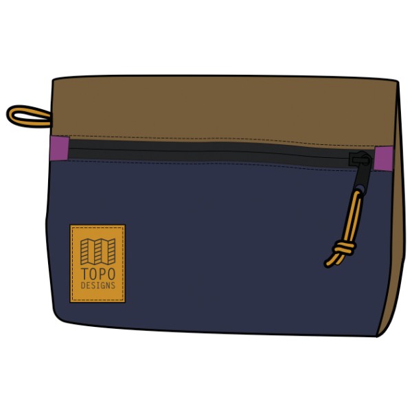 Topo Designs - Accessory Bag Gr XS blau von Topo Designs