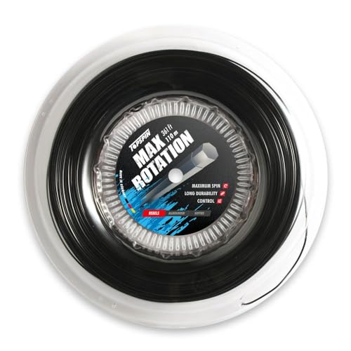 Topspin Tennissaite Max Rotation - 110m 'The Flying High' Tennis-Saite für Hohes Spin-Potenzial, Saitenstärke:1.27 mm Topspin Tennissaite Max Rotation - 110m 'The Flying High' Tennis-Saite für Hohes Spin-Potenzial, Saitenstärke:1.27 mm von Topspin