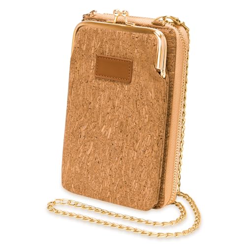 Toptime Handytasche zum Umhängen Damen, Kleine Umhängetasche Damen mit Metallkette, Multifunktionale PU-Leder Crossbody Bag mit Holzmuster, Braun Kleine Tasche Damen für Shopping, Dating, Urlaub Toptime Handytasche zum Umhängen Damen, Kleine Umhängetasche Damen mit Metallkette, Multifunktionale PU-Leder Crossbody Bag mit Holzmuster, Braun Kleine Tasche Damen für Shopping, Dating, Urlaub von Toptime
