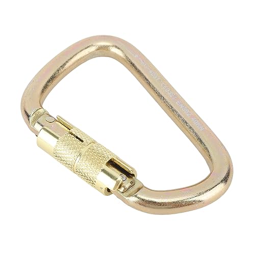 Topyond Goldener Karabinerhaken Mit Verschluss – D-Form, Robust, Leicht, Perfekt Zum Wandern Und Camping Topyond Goldener Karabinerhaken Mit Verschluss – D-Form, Robust, Leicht, Perfekt Zum Wandern Und Camping von Topyond