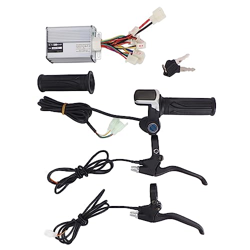 Topyond Elektrofahrrad-Controller-Set mit 48 V 1000 W Controller, Drehdrossel, Vollaluminium-Bremsschalthebel, Elektromotor-Controller-Set für Elektrofahrräder von Topyond