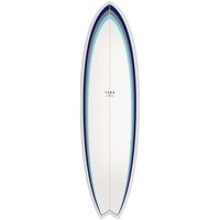 Torq Epoxy Tet 6'10 Mod Fish Classic 2 Surfboard weiss von Torq