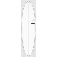 Torq Epoxy Tet Mod Fish Pinlines 6'10 Surfboard white Torq Epoxy Tet Mod Fish Pinlines 6'10 Surfboard white von Torq