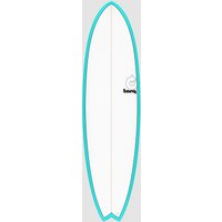 Torq Epoxy Tet Mod Fish Pinlines 7'2 Surfboard blue Torq Epoxy Tet Mod Fish Pinlines 7'2 Surfboard blue von Torq
