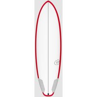 Torq Tec Bigboy 23 Rail 6'10 Surfboard red Torq Tec Bigboy 23 Rail 6'10 Surfboard red von Torq