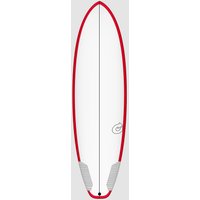 Torq Tec Bigboy 23 Rail 7'6 Surfboard white von Torq