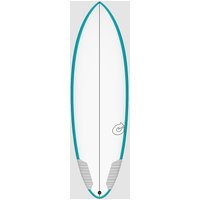 Torq Tec Multiplier 510 Rail 5'10 Surfboard turquoise von Torq