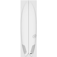 Torq Tec Twin Fish 6'6 Surfboard white Torq Tec Twin Fish 6'6 Surfboard white von Torq