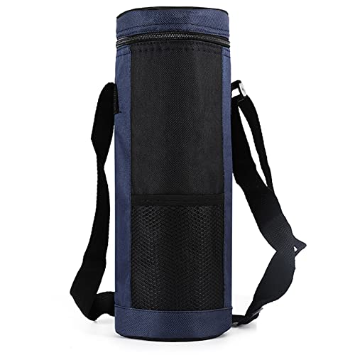 Torribala Universal Insulated Water Bottle Cooler Bag in Dark Blue - Lightweight, Durable and Practical - Ideal for Outdoor Activities Such as Camping and Hiking von Torribala