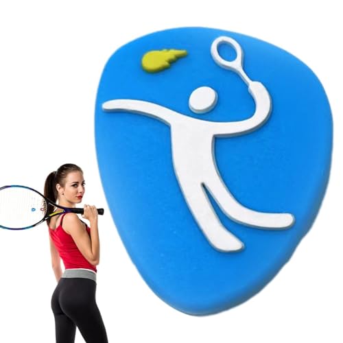 Tennisvibrationsdämpfer - Schützender Silikon-Tennisschlägerdämpfer - Dekoratives Cartoon-Tenniszubehör zum Gelenkschutz, Tennisschläger, Racqueball von Toseky