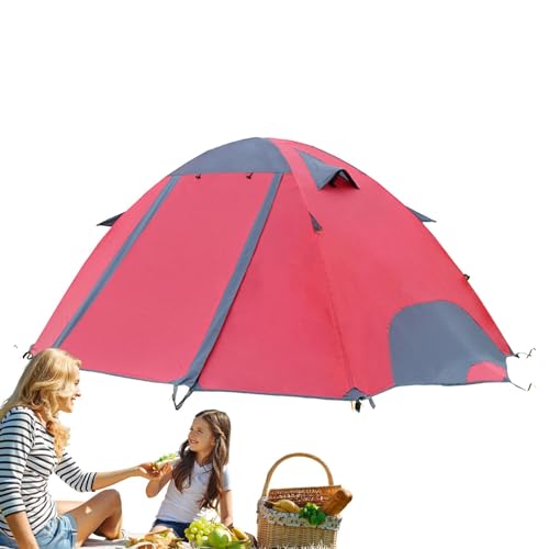 Zwei-Personen-Zelt,2-Personen-Zelt | Pop-Up-Zelt, großes Campingzelt, wasserdicht | Atmungsaktive, leichte Wanderzelte für Rucksacktouren, feinmaschige Campingzelte für Outdoor-Aktivitäten von Toseky