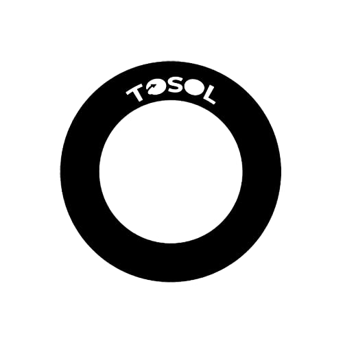 Tosol Dart Auffangring hochwertiger Dart Surround Wandschutz | Passform für alle Standard Dartscheiben von Tosol