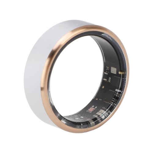 Smart Ring Fitness Tracker, Tragbarer Fitness Tracker Ring mit APP, Intelligenter Gesundheits Tracker mit Ladeetui, Gesten Kamerasteuerung, Wasserbeständig, 5-7 Tage Akkulaufzeit von Tosuny