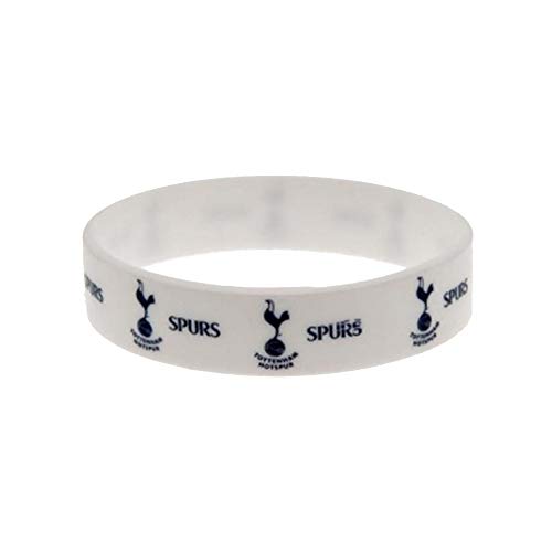 Tottenham Hotspur FC Silikon Armband (Einheitsgröße) (Weiß) von Tottenham Hotspur