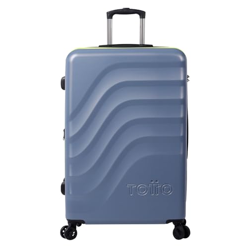TOTTO - Erweiterbarer Hartschalenkoffer - Brazy + - Großer Koffer - Folkstone Gray - Farbe Blau - Kabinengepäck - Erweiterbares System - TSA-System - Polyesterfutter, blau, TRAVEL TOTTO - Erweiterbarer Hartschalenkoffer - Brazy + - Großer Koffer - Folkstone Gray - Farbe Blau - Kabinengepäck - Erweiterbares System - TSA-System - Polyesterfutter, blau, TRAVEL von Totto