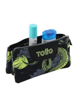 TOTTO Etui mit 3 Fächern, Dragony, Blau, Etui, blu, L, Schulmäppchen TOTTO Etui mit 3 Fächern, Dragony, Blau, Etui, blu, L, Schulmäppchen von Totto