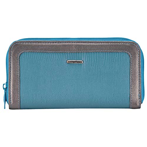 Totto AC51BDC097-1810C-Z94 Damen Leder Geldbörse Suryn, hellblau, Donna, kofferorganizer Totto AC51BDC097-1810C-Z94 Damen Leder Geldbörse Suryn, hellblau, Donna, kofferorganizer von Totto