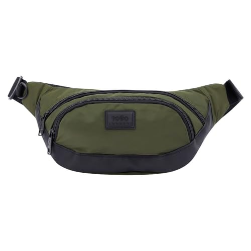 TOTTO - Gürteltasche Pompeya zum Tragen Ihrer Sachen im Alltag - Gürteltasche Farbe Grün, grün, Única, AC50IND091-2210Z-V22 TOTTO - Gürteltasche Pompeya zum Tragen Ihrer Sachen im Alltag - Gürteltasche Farbe Grün, grün, Única, AC50IND091-2210Z-V22 von Totto
