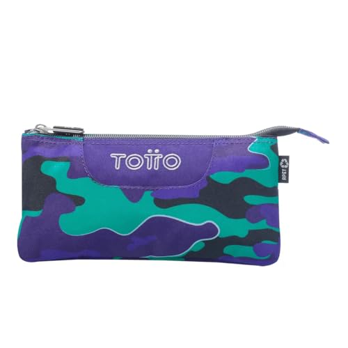TOTTO Seli Federmäppchen mit 3 Fächern, Tischplatte, blau, Schulmäppchen TOTTO Seli Federmäppchen mit 3 Fächern, Tischplatte, blau, Schulmäppchen von Totto