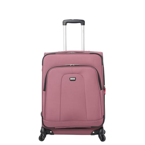 TOTTO Weicher Koffer, Andromeda, mittelgroßer Koffer, Deco Rose, Rosa, Ladergepäck, Komfort, Polyesterfutter, Rosa, 28x60x44 cm, Travel TOTTO Weicher Koffer, Andromeda, mittelgroßer Koffer, Deco Rose, Rosa, Ladergepäck, Komfort, Polyesterfutter, Rosa, 28x60x44 cm, Travel von Totto