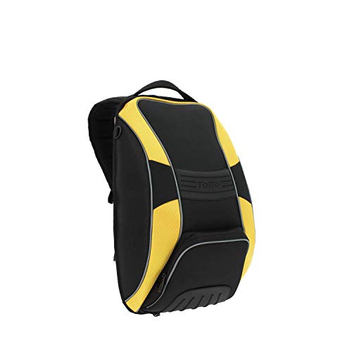 Totto Rucksack für Fahrräder, Herren, MA04MOT001-1410F-NA0, Schwarz/Gelb, 46 cm Totto Rucksack für Fahrräder, Herren, MA04MOT001-1410F-NA0, Schwarz/Gelb, 46 cm von Totto