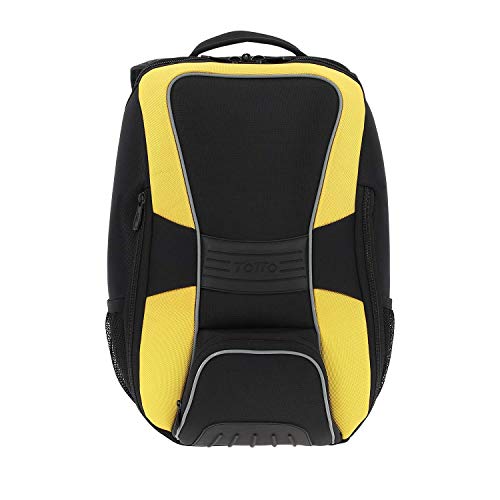 Totto Rucksack für Fahrräder, Herren, MA04MOT002-1410G-NA0, Schwarz/Gelb, 47 cm Totto Rucksack für Fahrräder, Herren, MA04MOT002-1410G-NA0, Schwarz/Gelb, 47 cm von Totto