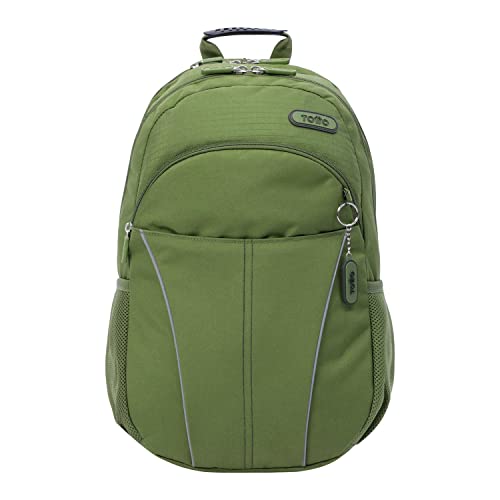 TOTTO Unisex Erwachsene Morral P Tablet und PC Cambri Rucksack, grün, Einheitsgröße TOTTO Unisex Erwachsene Morral P Tablet und PC Cambri Rucksack, grün, Einheitsgröße von Totto