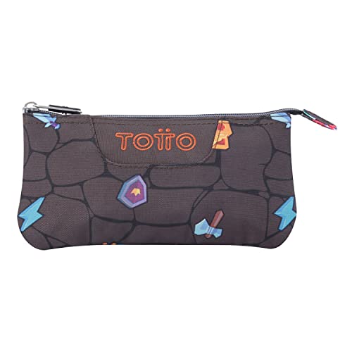 Totto Schulkoffer mit DREI Fächern, Bedruckt mit Videospiel – Brett Totto Schulkoffer mit DREI Fächern, Bedruckt mit Videospiel – Brett von Totto
