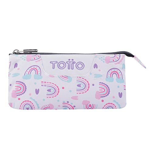 TOTTO Unisex Jugend Mehrzweckplatte etui, weiß, Einheitsgröße von Totto