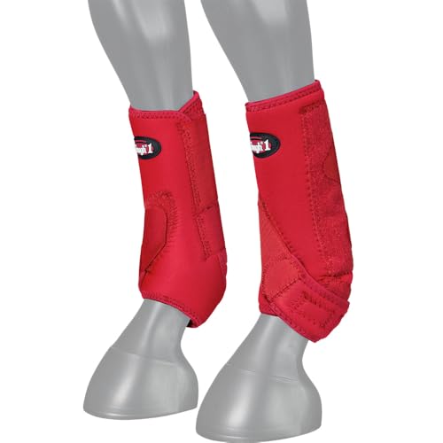 Tough 1 Economy Sportstiefel mit belüfteter Vorderseite, Rot, Größe M Tough 1 Economy Sportstiefel mit belüfteter Vorderseite, Rot, Größe M von Tough 1