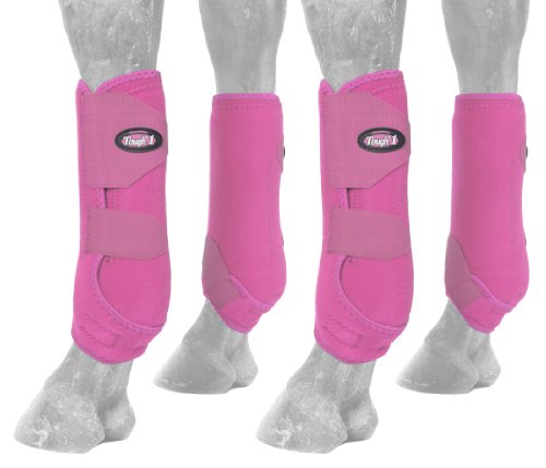 Tough 1 extrem belüftetes Sportgamaschen-Set, Größe L, Rosa Tough 1 extrem belüftetes Sportgamaschen-Set, Größe L, Rosa von Tough 1