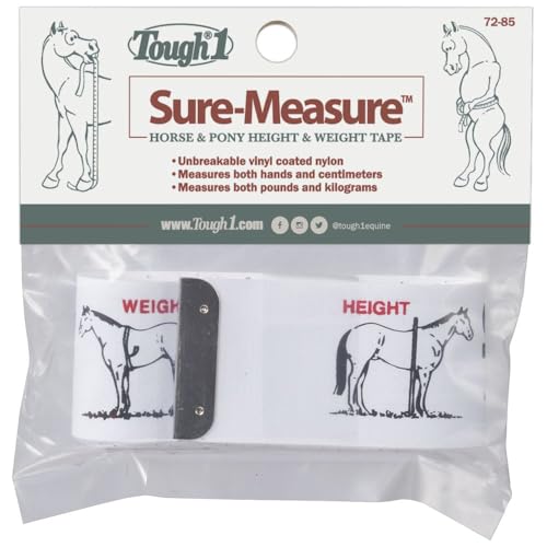 Tough 1 Gleichmäßig Sure Maßband für Pferde und Ponys, Weiss/opulenter Garten, Einheitsgröße Tough 1 Gleichmäßig Sure Maßband für Pferde und Ponys, Weiss/opulenter Garten, Einheitsgröße von Tough 1