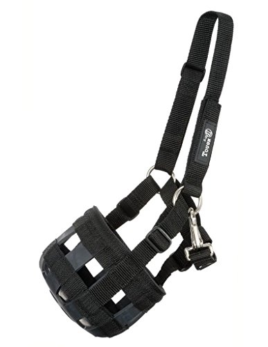 Tough 1 Maulkorb mit Halfter, aus Poly/Nylon, groß, Schwarz Tough 1 Maulkorb mit Halfter, aus Poly/Nylon, groß, Schwarz von Tough 1