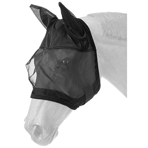 Tough 1 Robust 1 Fliegenmaske mit Ohren, schwarz, Horse Size Tough 1 Robust 1 Fliegenmaske mit Ohren, schwarz, Horse Size von Tough 1