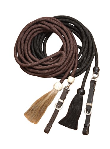 Tough 1 Royal King Longierleine aus geflochtenem Mekate-Seil, 6,7 m lang, Schwarz Tough 1 Royal King Longierleine aus geflochtenem Mekate-Seil, 6,7 m lang, Schwarz von Tough 1