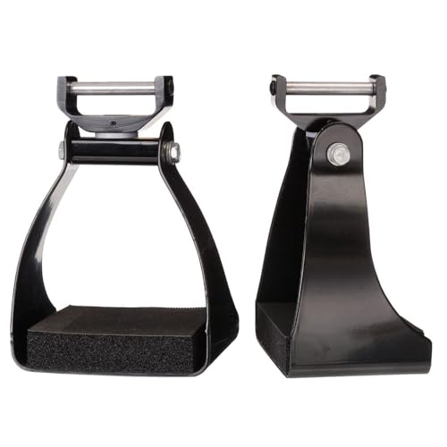 Tough 1 Swivel and Lock Endurance Steigbügel, Schwarz, 7,6 cm Tough 1 Swivel and Lock Endurance Steigbügel, Schwarz, 7,6 cm von Tough 1