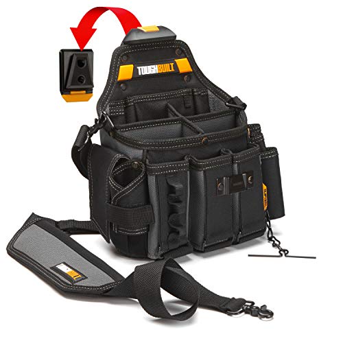 ToughBuilt Master Elektriker Tasche + Schultergurt TB-CT-104, volle Größe, Schwarz, Full Size von ToughBuilt