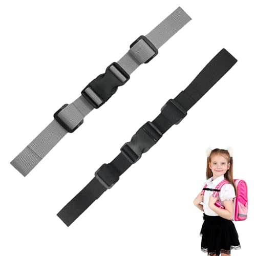 Verstellbarer Brustgurt Rucksack,2 Stück Brustgurt Für Schulranzen,Brustgurt Rucksack Kinder Set,Rutschfest Strapazierfähiger Brustgurt,Nylon Brustgurt mit Schnalle,für Außerhalb Reise(schwarz+grau) Verstellbarer Brustgurt Rucksack,2 Stück Brustgurt Für Schulranzen,Brustgurt Rucksack Kinder Set,Rutschfest Strapazierfähiger Brustgurt,Nylon Brustgurt mit Schnalle,für Außerhalb Reise(schwarz+grau) von Toulifly