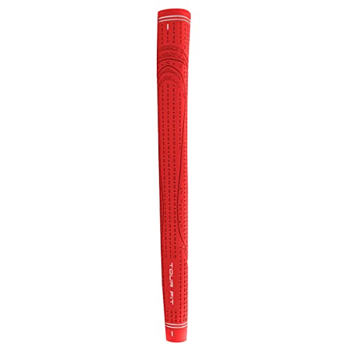 Tour Fit Golf Putter Grip Herren Standard Golf Pistole Putter Grip Gummigriff (Rot) Tour Fit Golf Putter Grip Herren Standard Golf Pistole Putter Grip Gummigriff (Rot) von Tour Fit